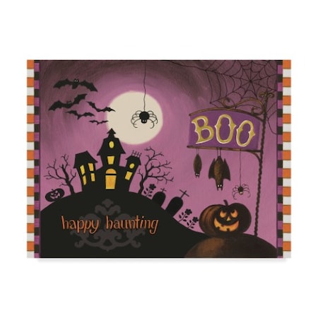 Lisa Audit 'Happy Haunting Boo' Canvas Art,18x24